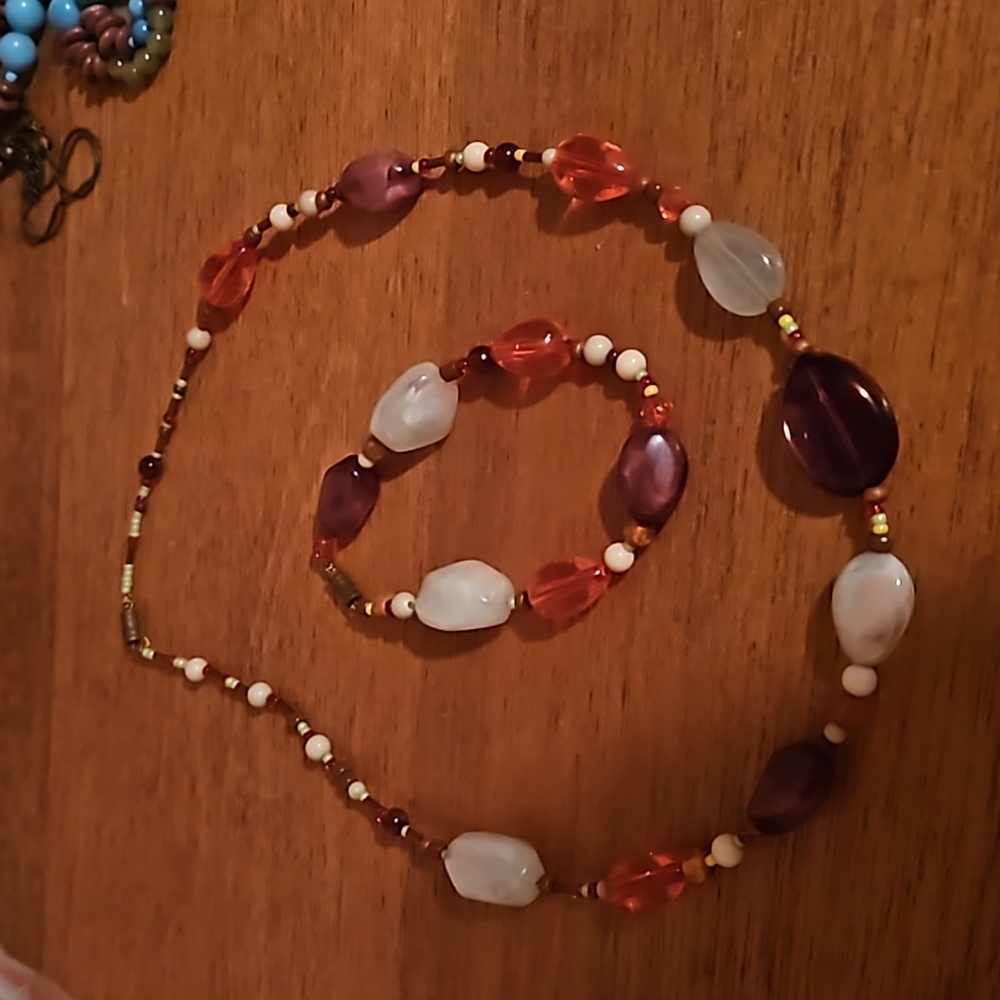 ❄️3 for $20❄️Earthy tone necklace bracelet set